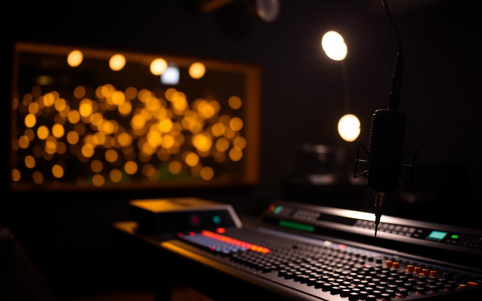 Estúdio da Rádio Voz da Fé